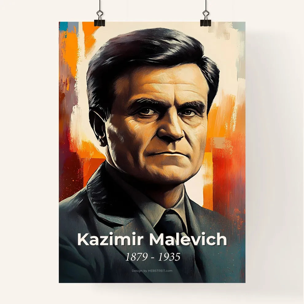 Portrait of Kazimir Malevich Poster
