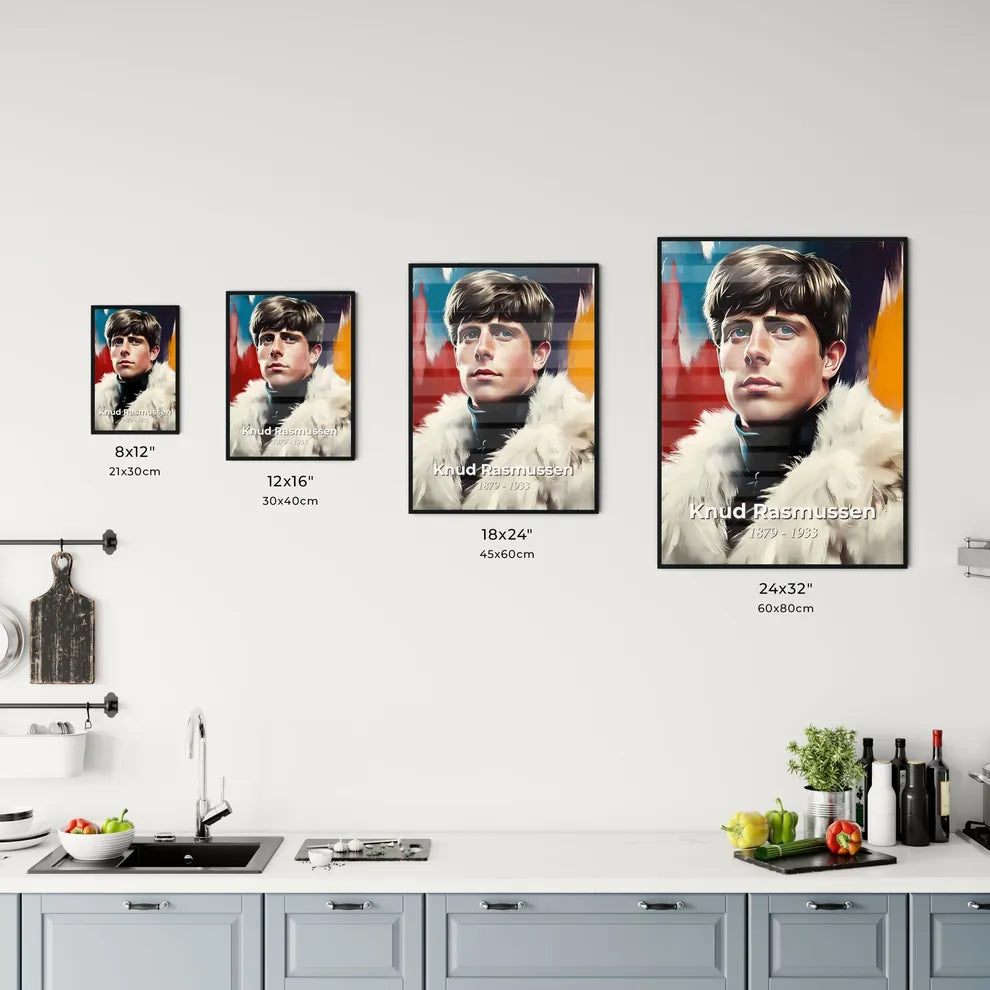 Portrait of Knud Rasmussen Size Chart