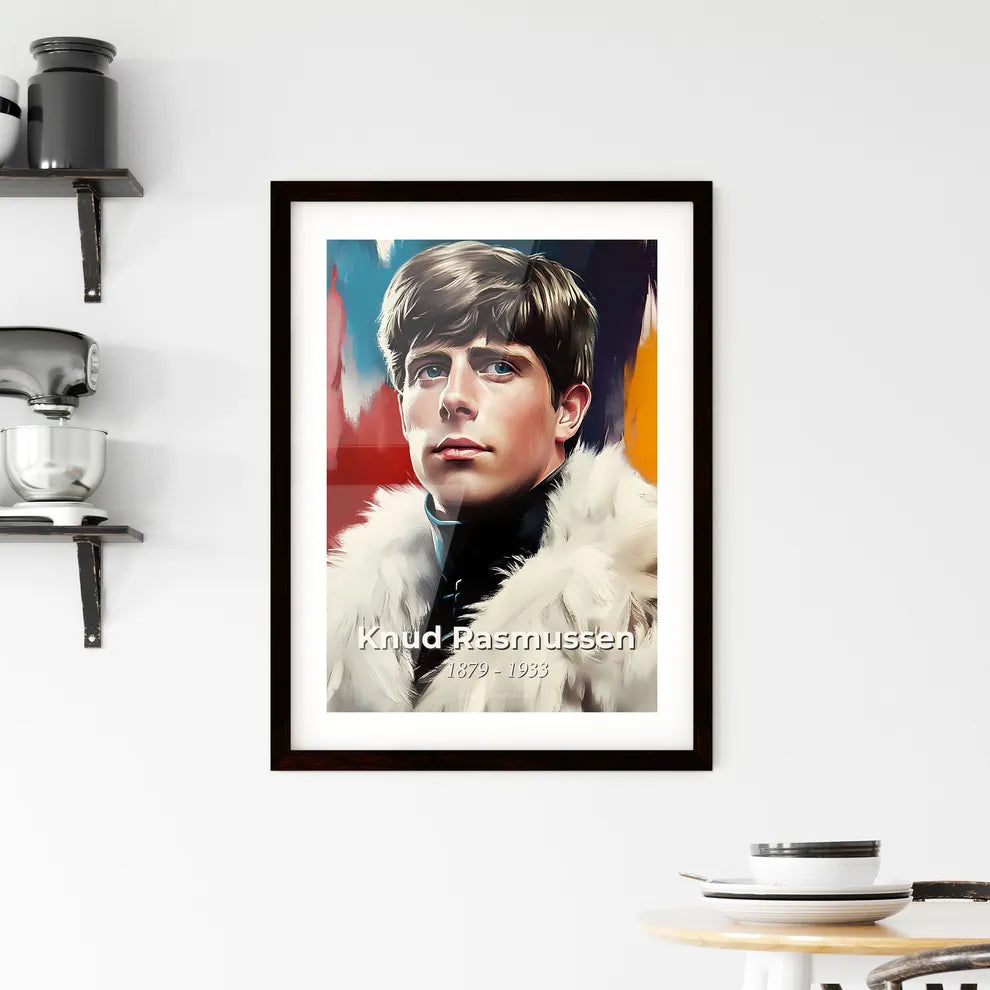 Portrait of Knud Rasmussen Framed Print