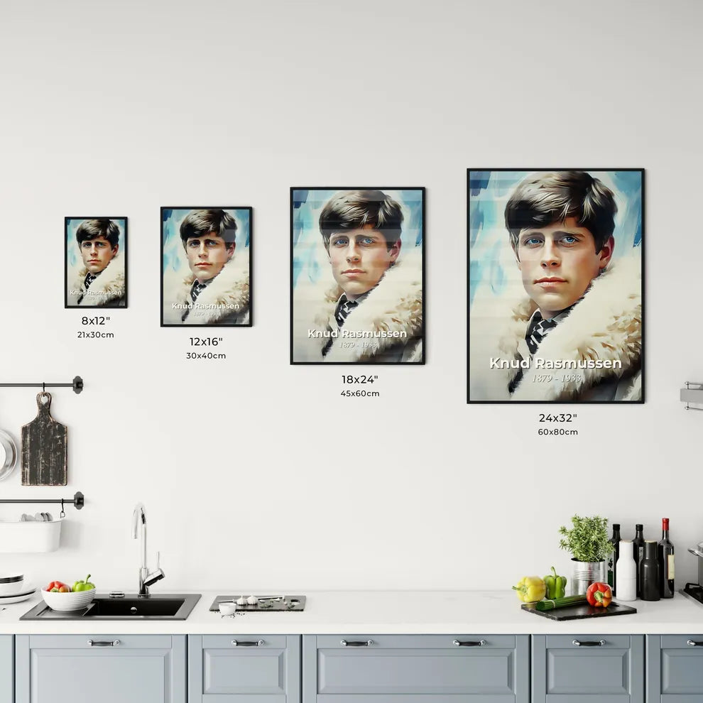 Portrait of Knud Rasmussen Size Chart