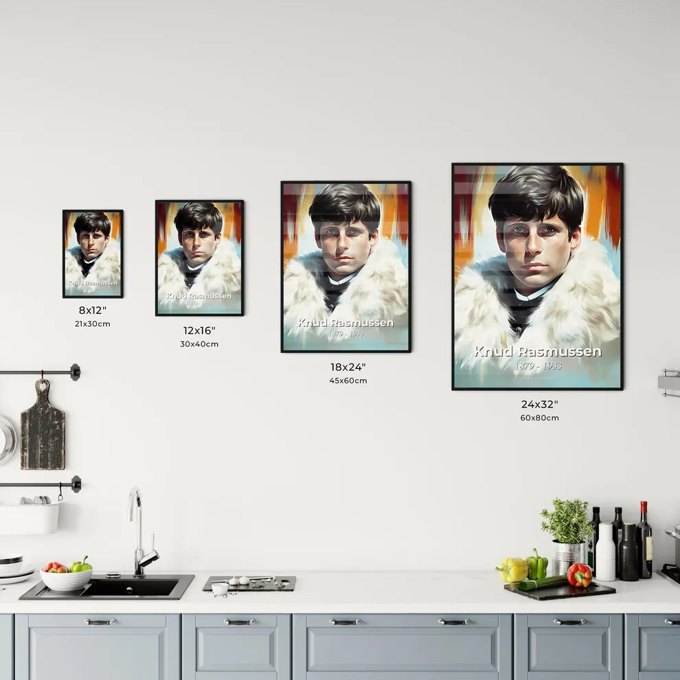 Portrait of Knud Rasmussen - Kitchen Hangings