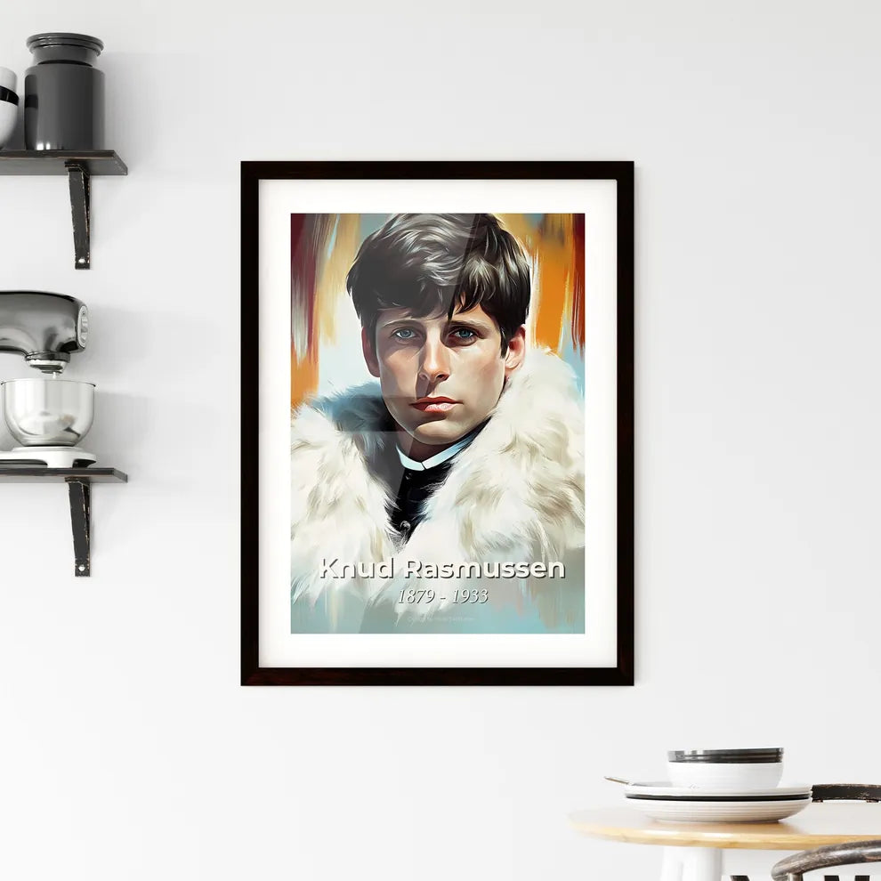 Portrait of Knud Rasmussen Framed Print