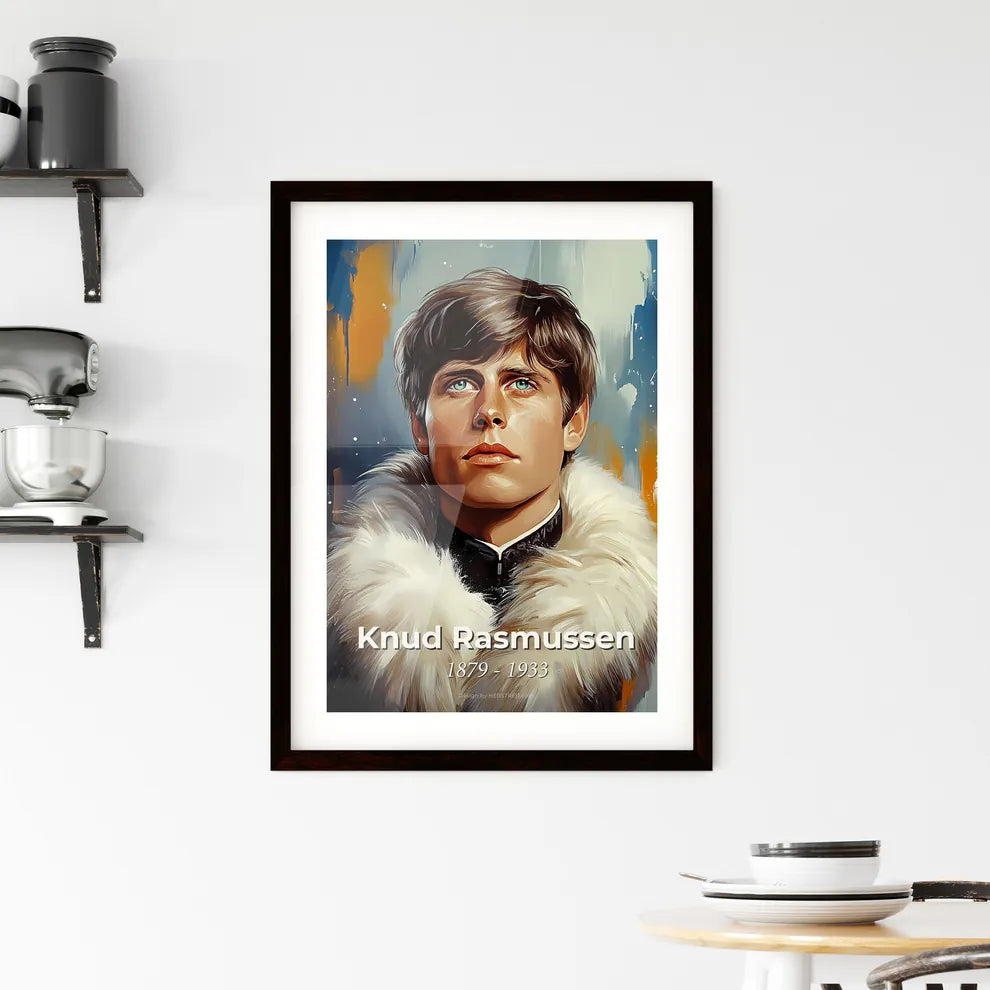 Portrait of Knud Rasmussen Framed Print