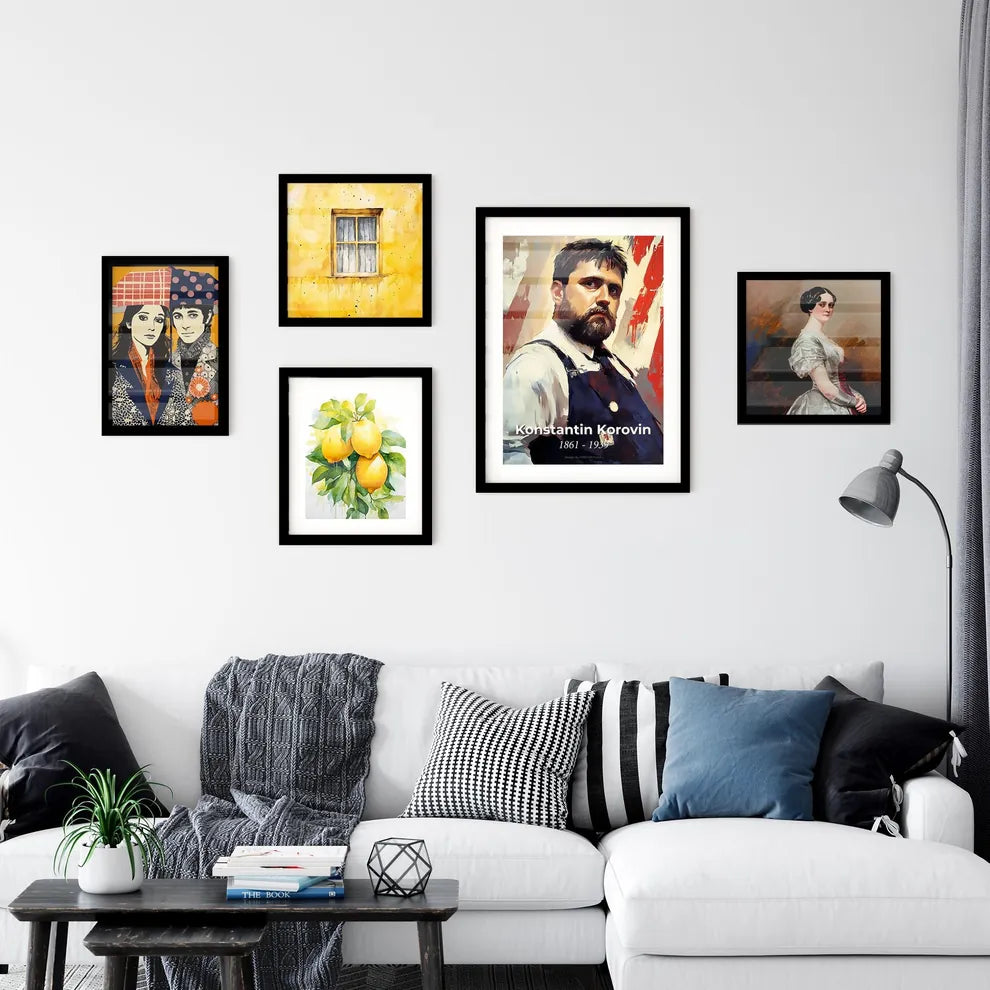 Portrait of Konstantin Korovin Wall Art