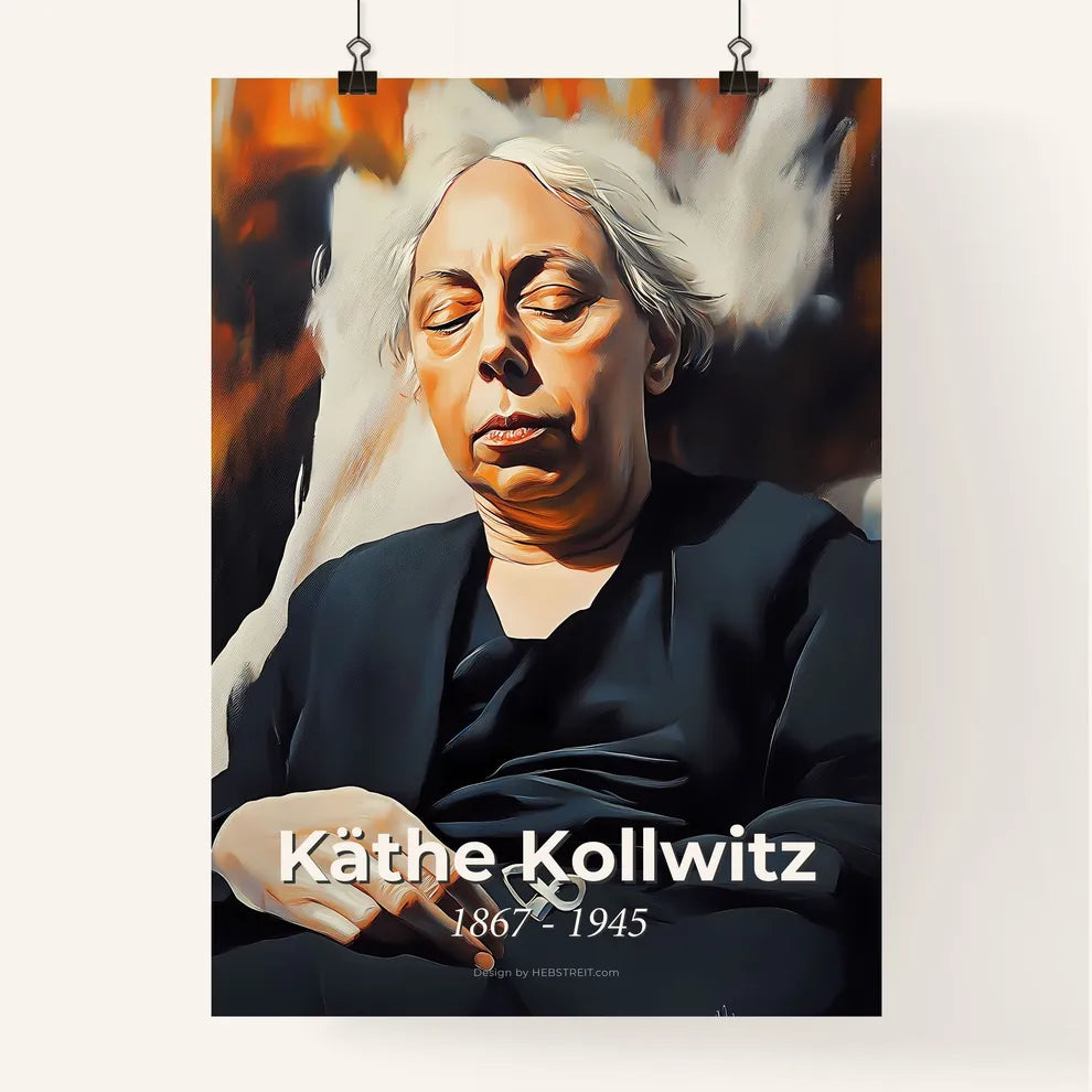 Portrait of Käthe Kollwitz Poster