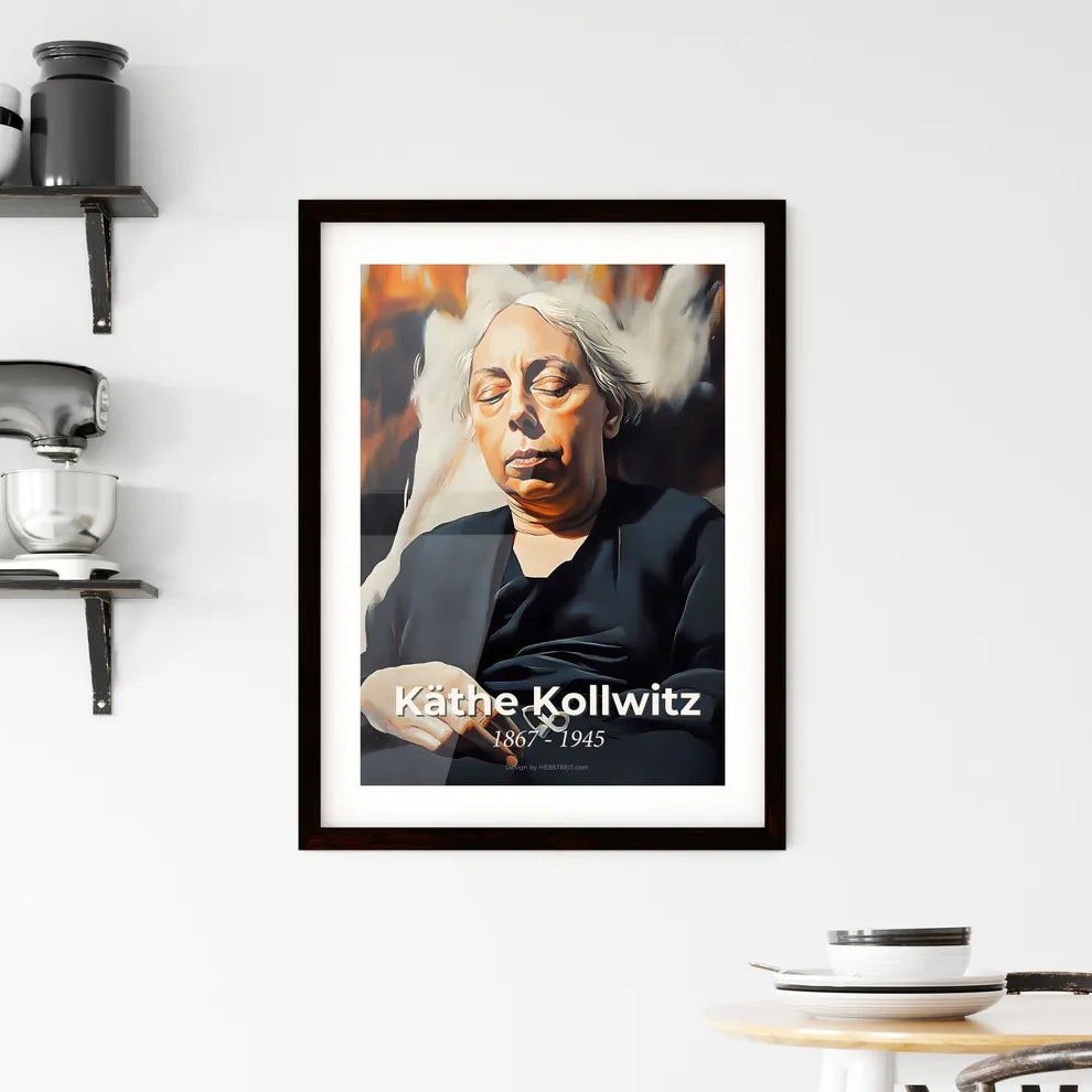 Portrait of Käthe Kollwitz Framed Print