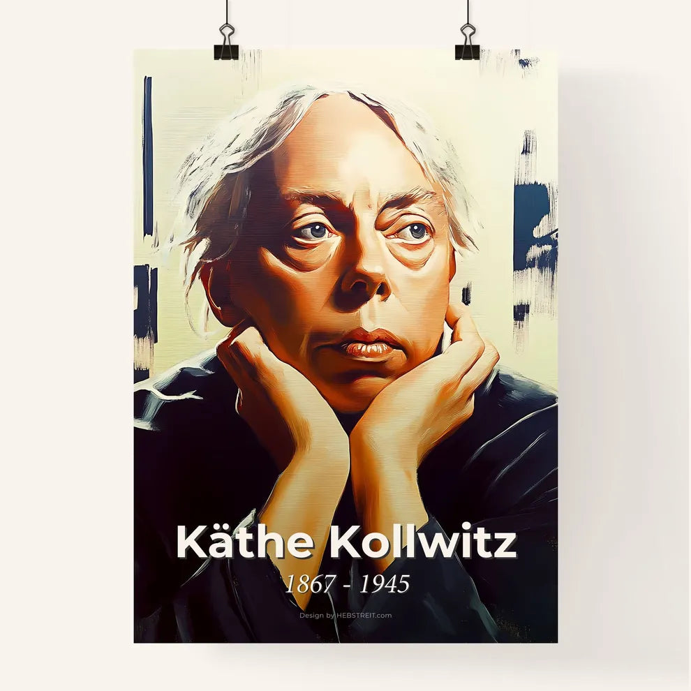 Portrait of Käthe Kollwitz Poster