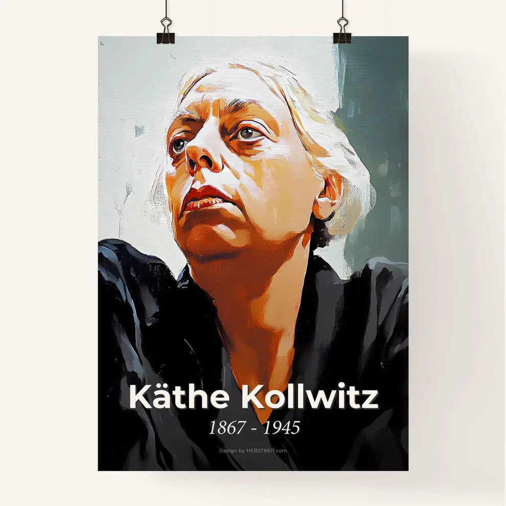 Portrait of Käthe Kollwitz Poster