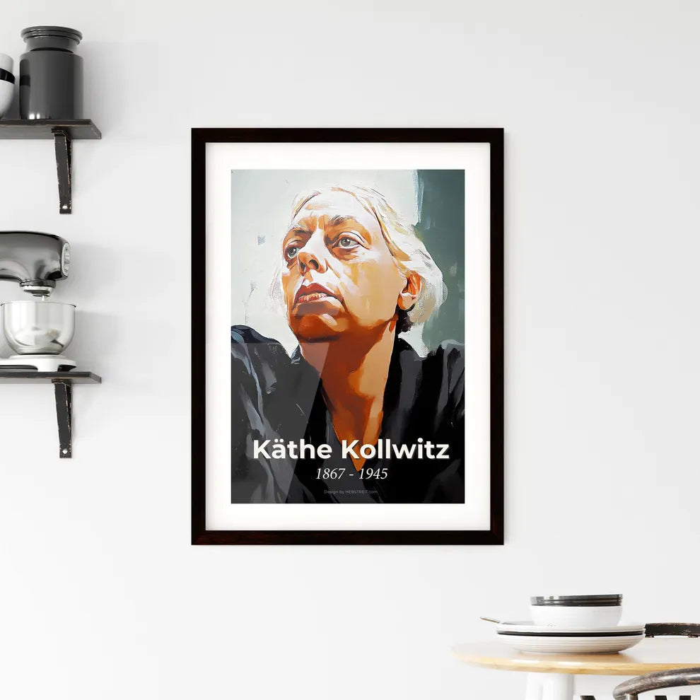 Portrait of Käthe Kollwitz Framed Print