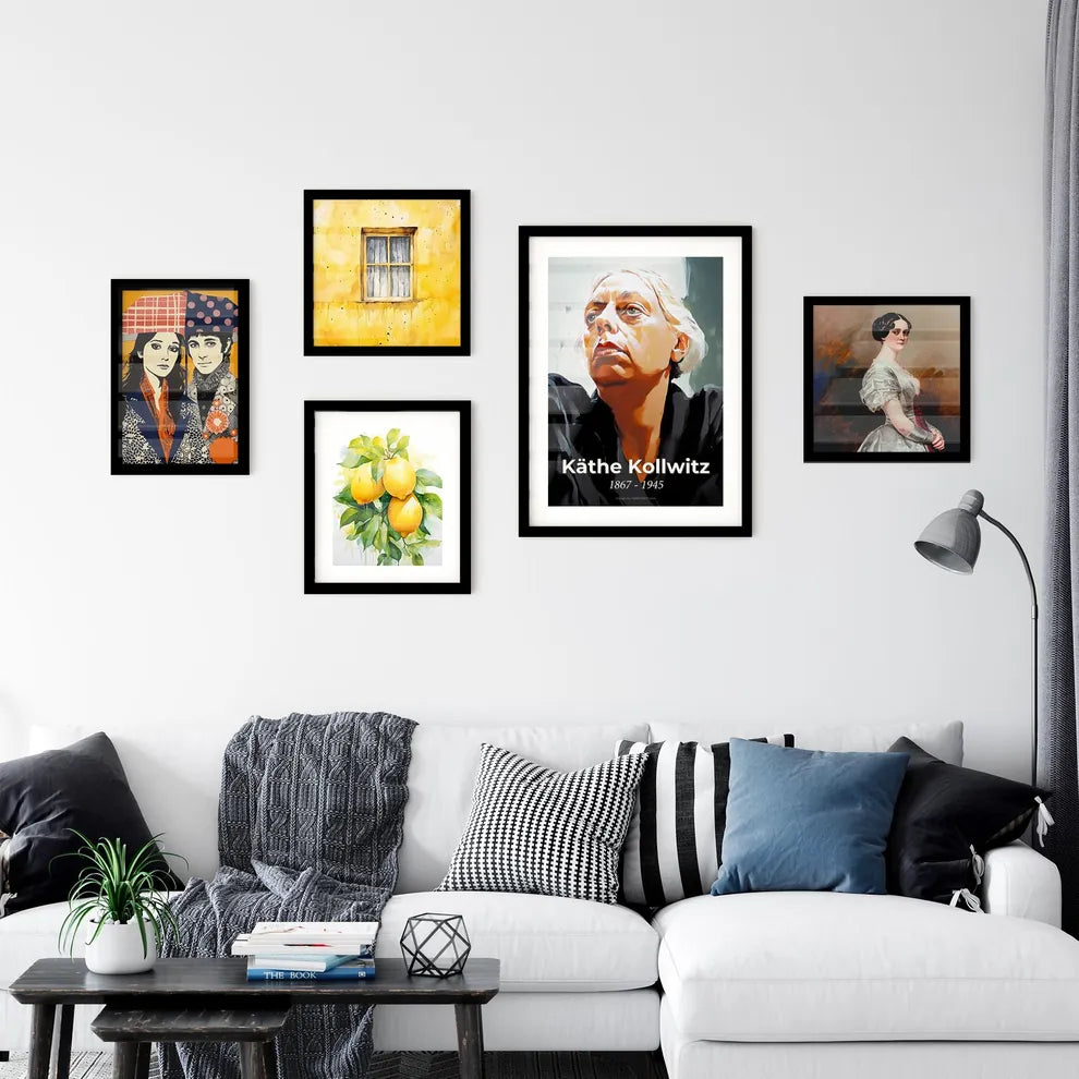 Portrait of Käthe Kollwitz Wall Art