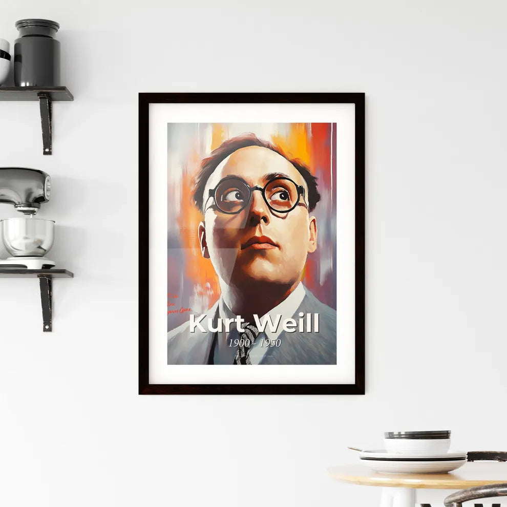 Portrait of Kurt Weill Hangings