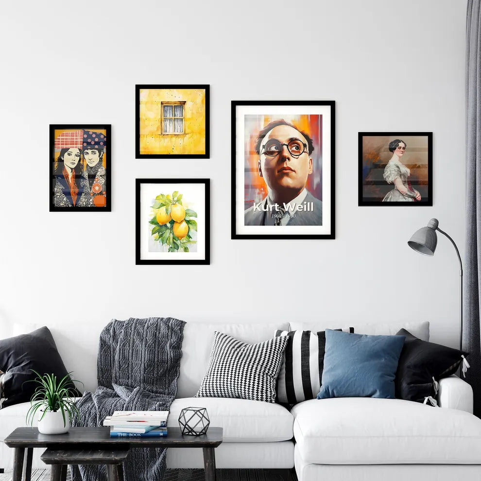 Portrait of Kurt Weill Wall Art