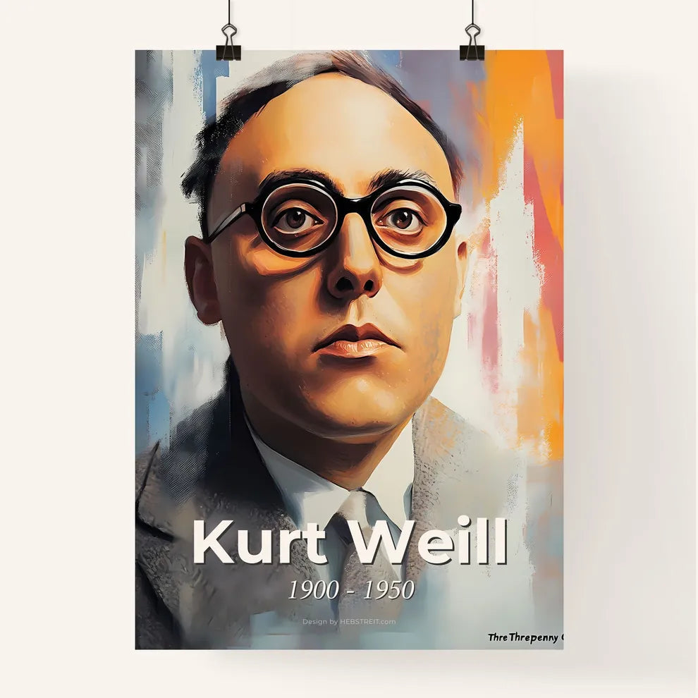 Portrait of Kurt Weill Poster