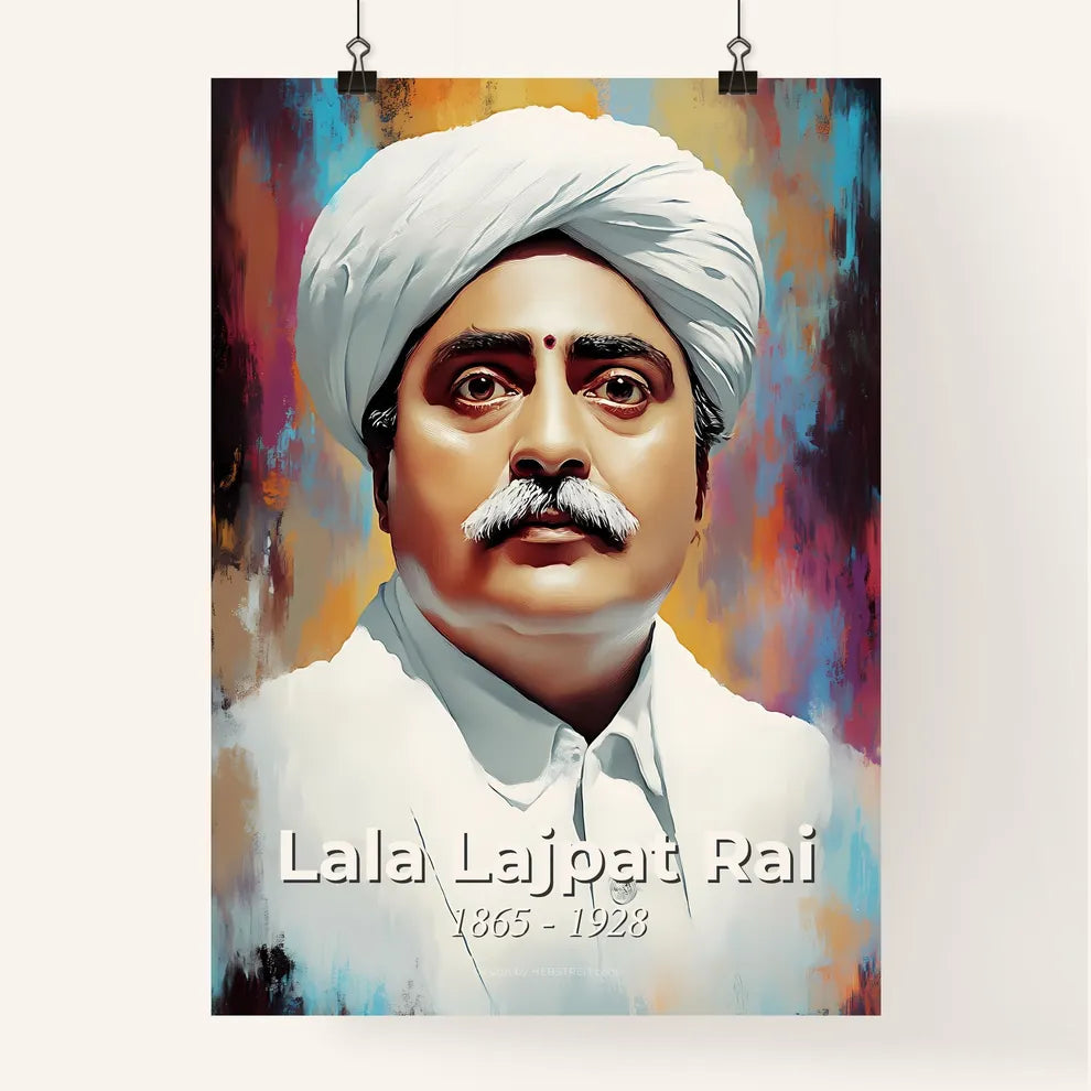 Portrait of Lala Lajpat Rai Poster