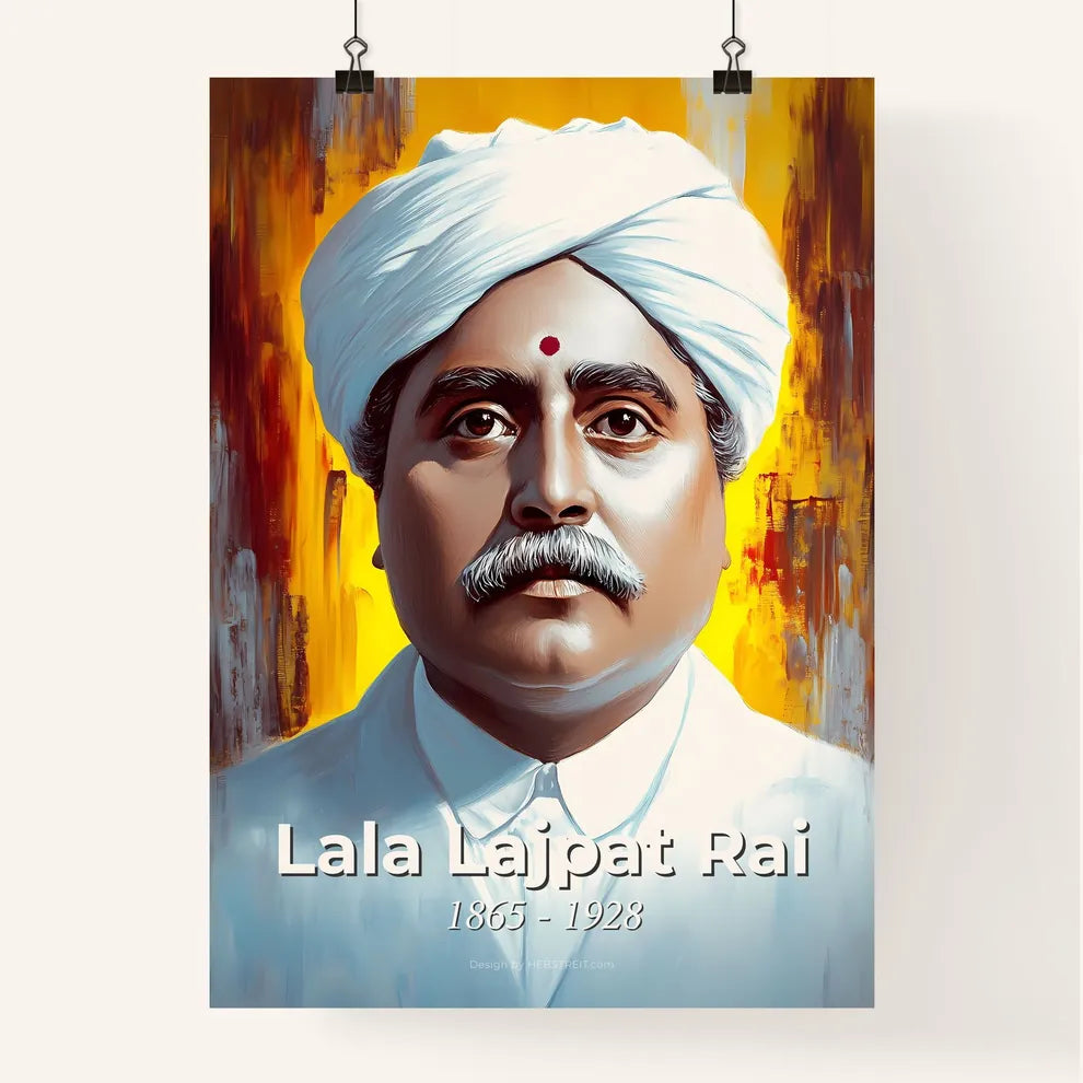 Portrait of Lala Lajpat Rai Poster