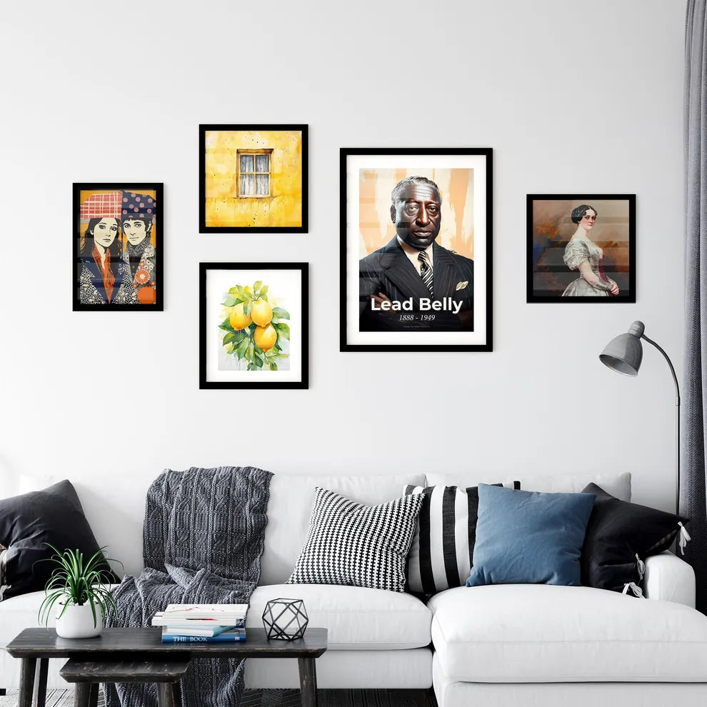Portrait of Lead Belly Wall Art
