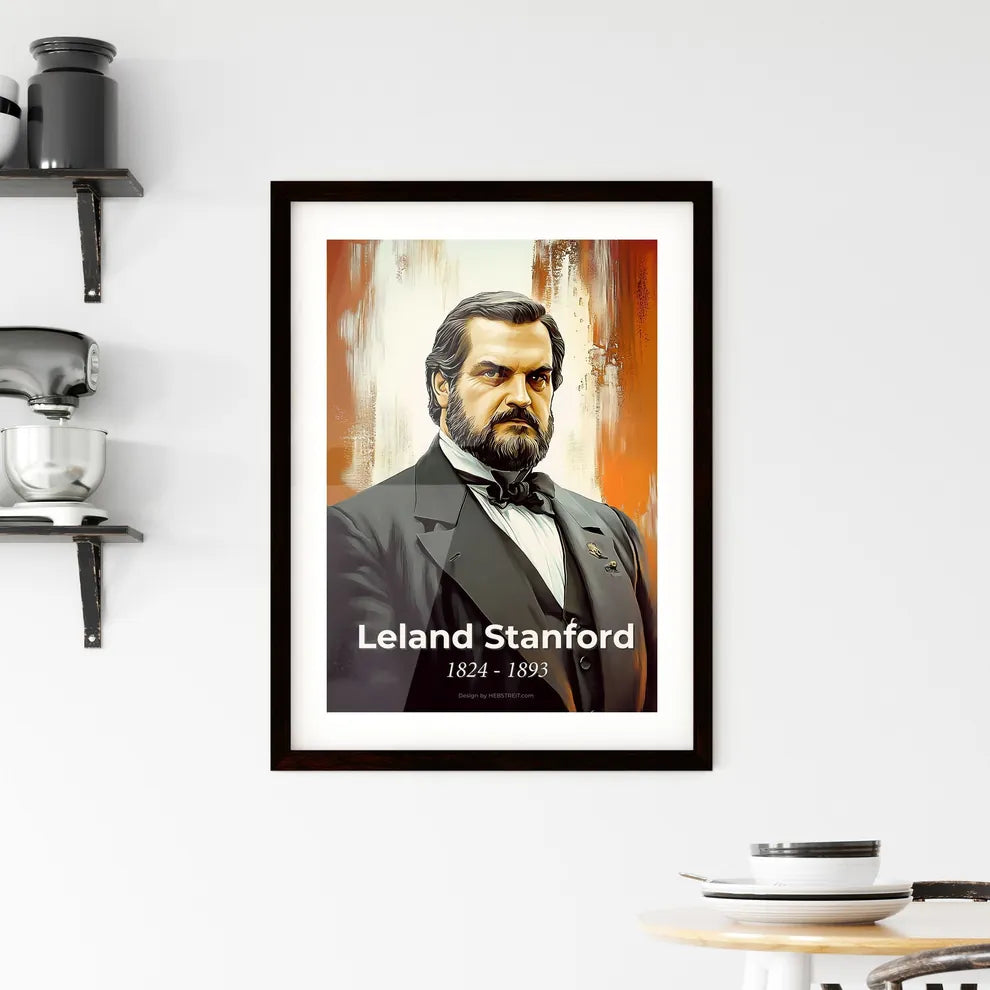 Portrait of Leland Stanford Hangings
