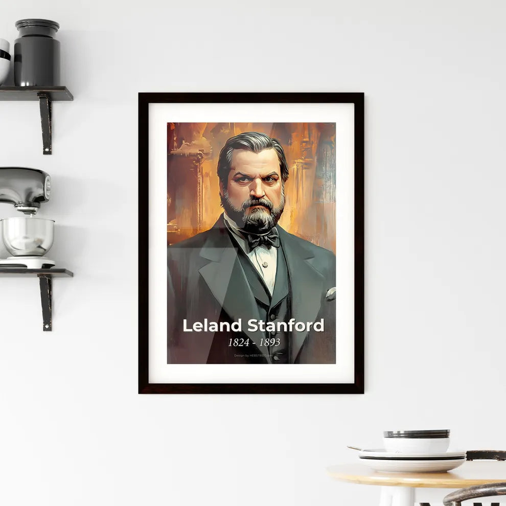 Portrait of Leland Stanford Hangings