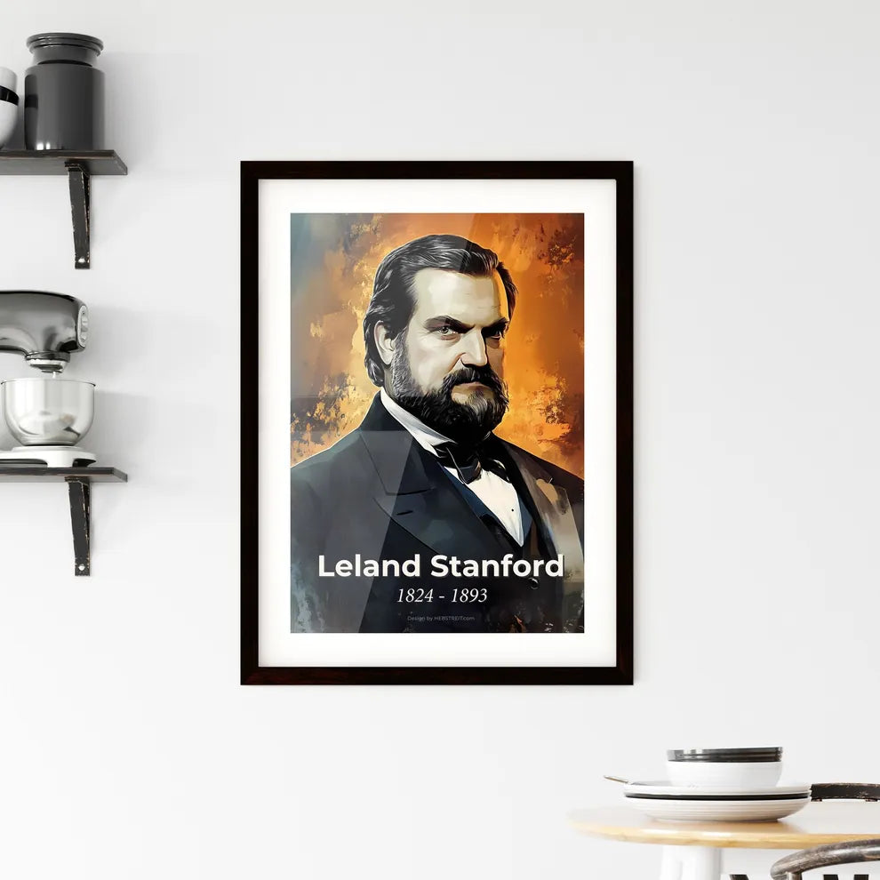 Portrait of Leland Stanford Hangings