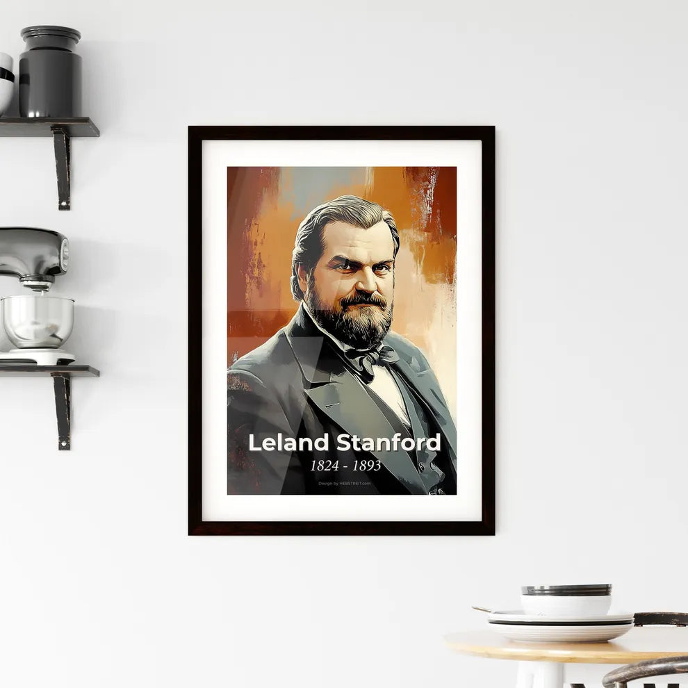 Portrait of Leland Stanford Hangings