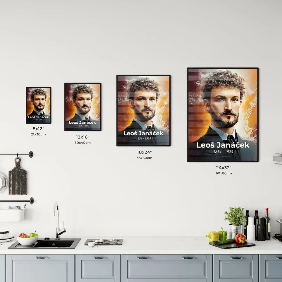 Portrait of Leoš Janáček Size Chart