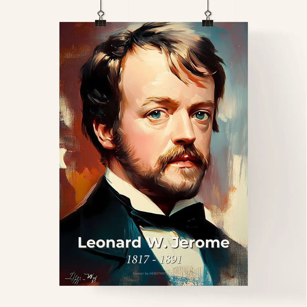 Portrait of Leonard W. Jerome Poster