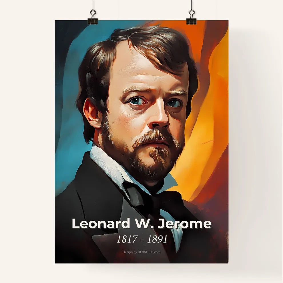 Portrait of Leonard W. Jerome Poster