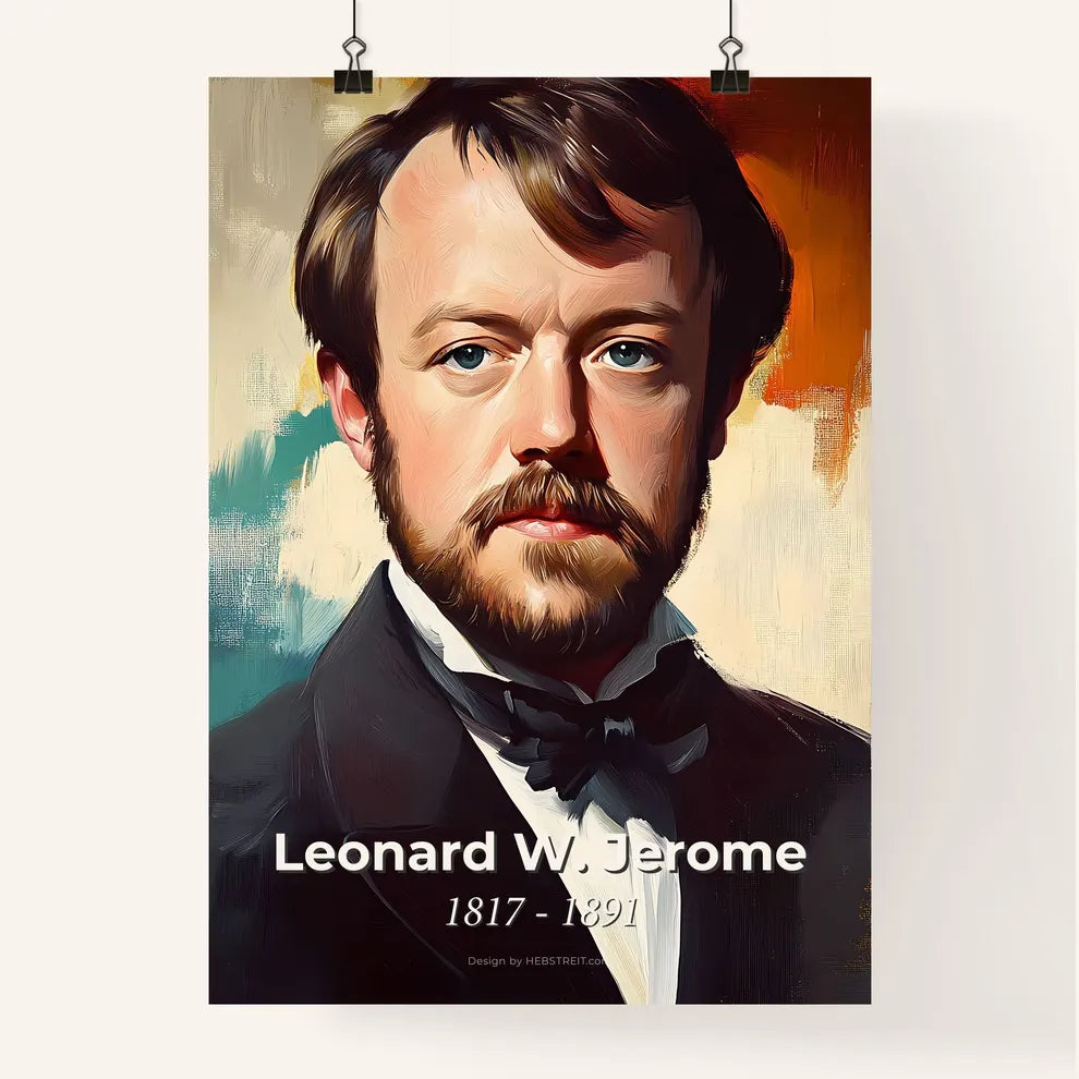 Portrait of Leonard W. Jerome Poster