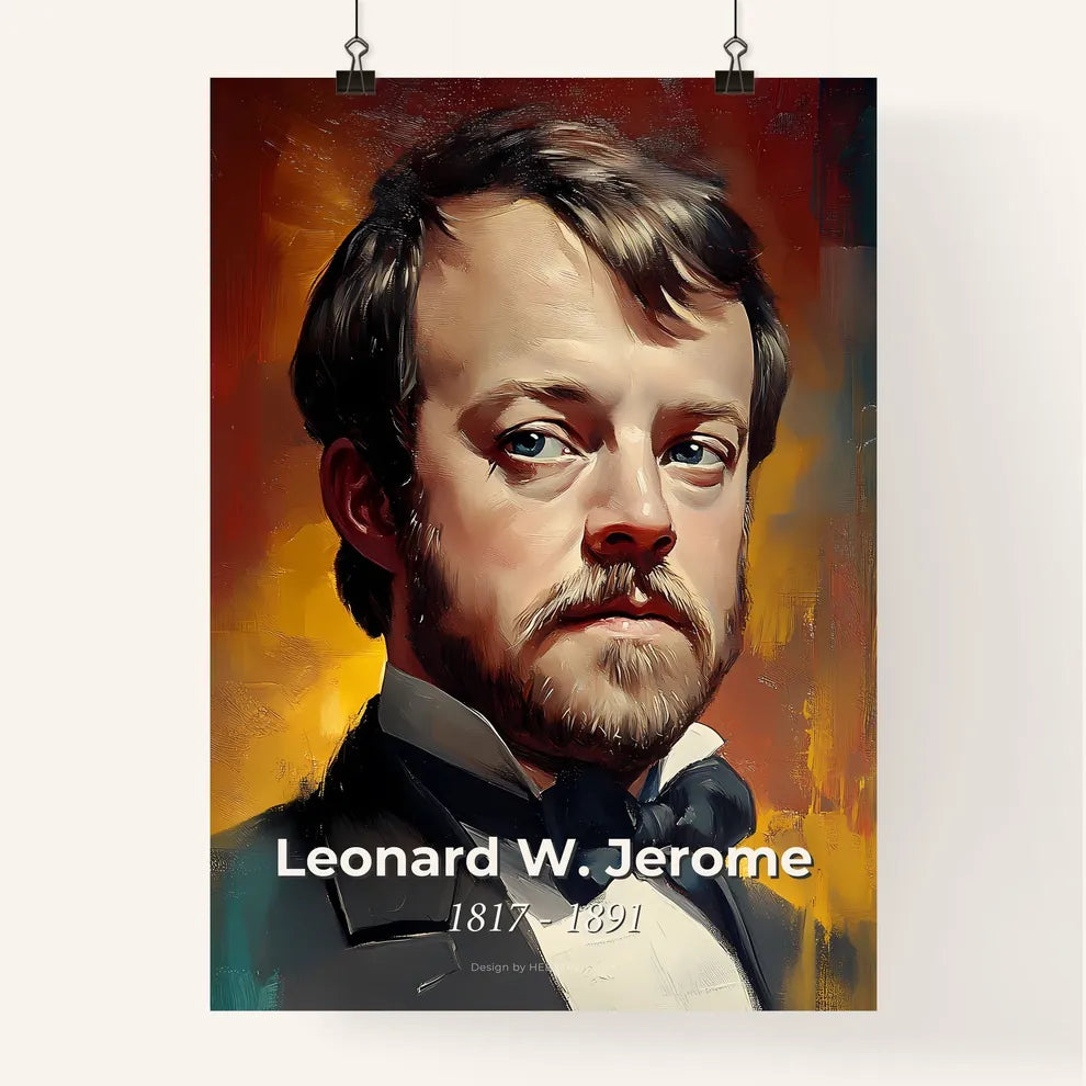 Portrait of Leonard W. Jerome Poster