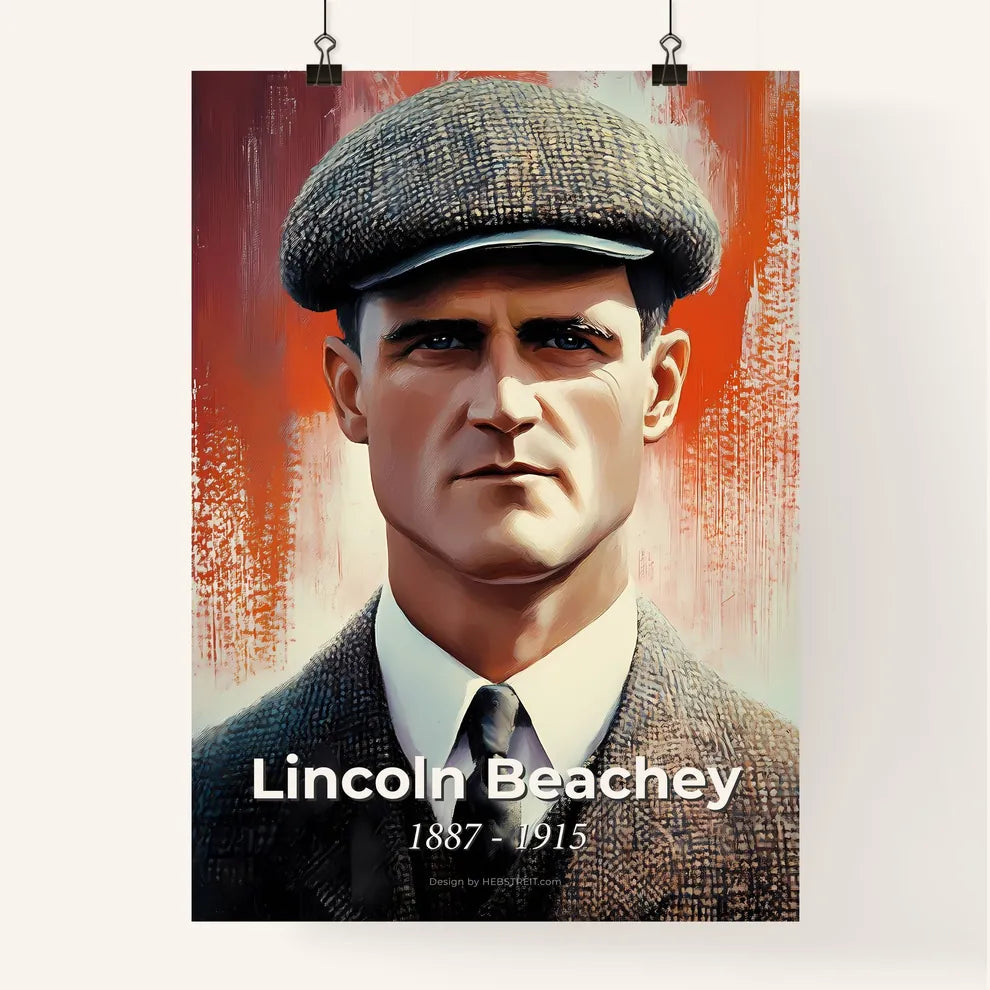 Portrait of Lincoln Beachey Poster