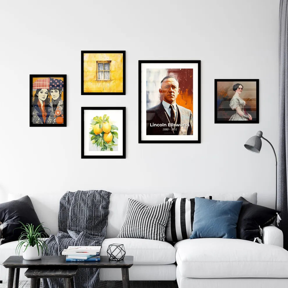 Portrait of Lincoln Ellsworth Wall Art