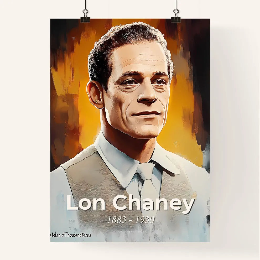 Portrait of Lon Chaney Poster