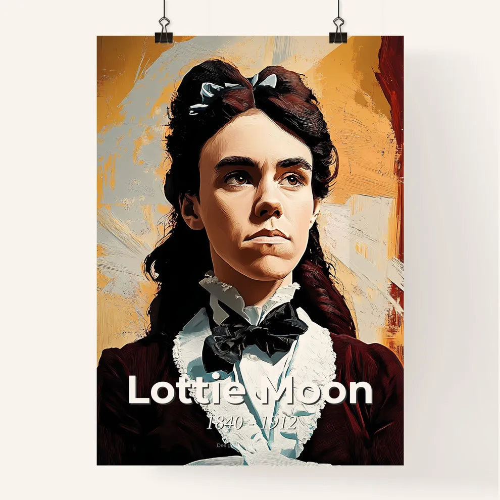 Portrait of Lottie Moon Poster