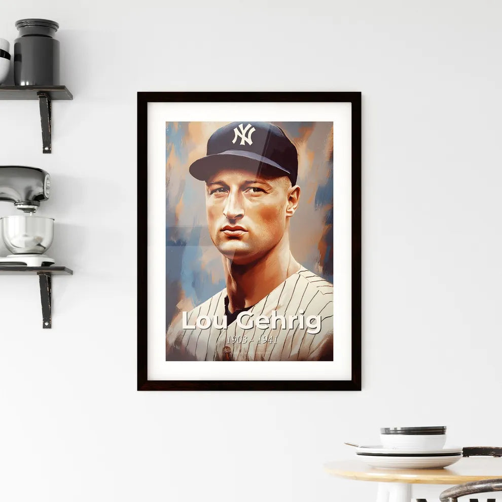Portrait of Lou Gehrig Hangings