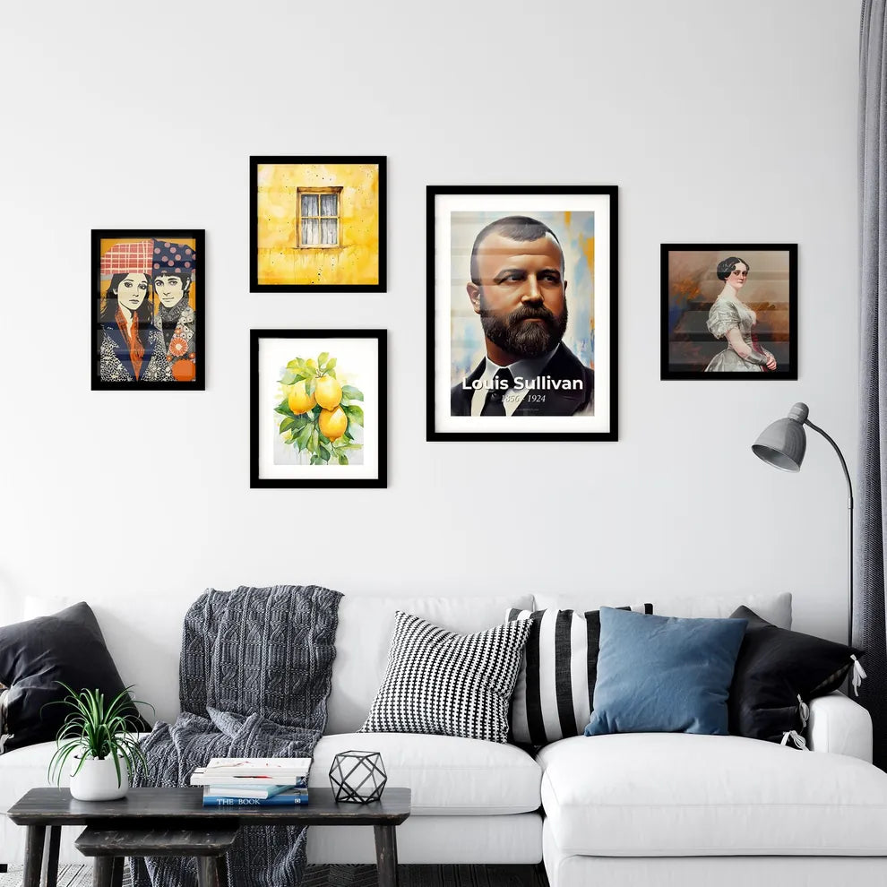 Portrait of Louis Sullivan Wall Art