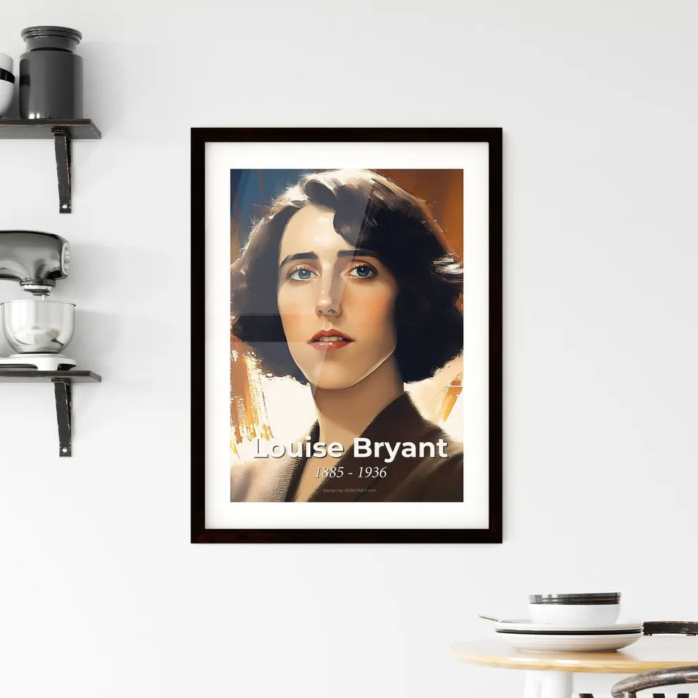 Portrait of Louise Bryant Framed Print