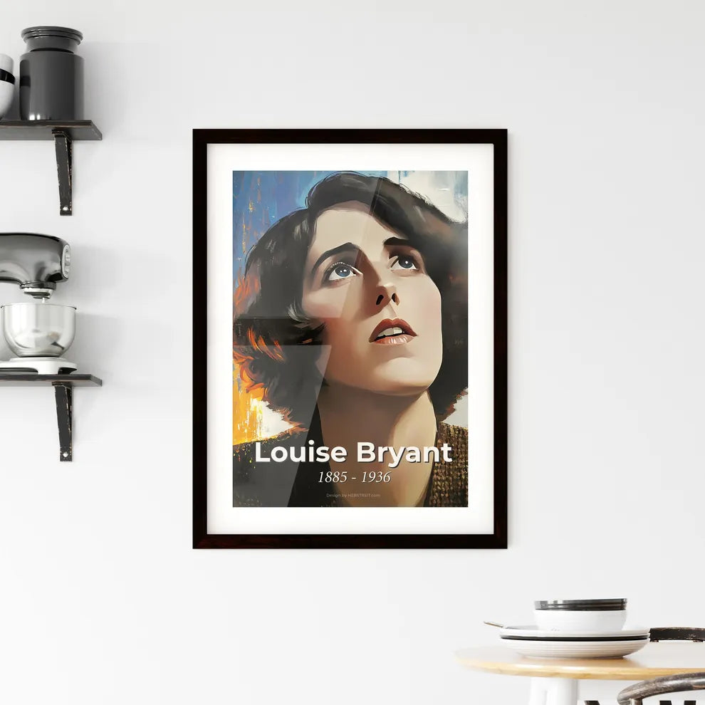 Portrait of Louise Bryant Framed Print