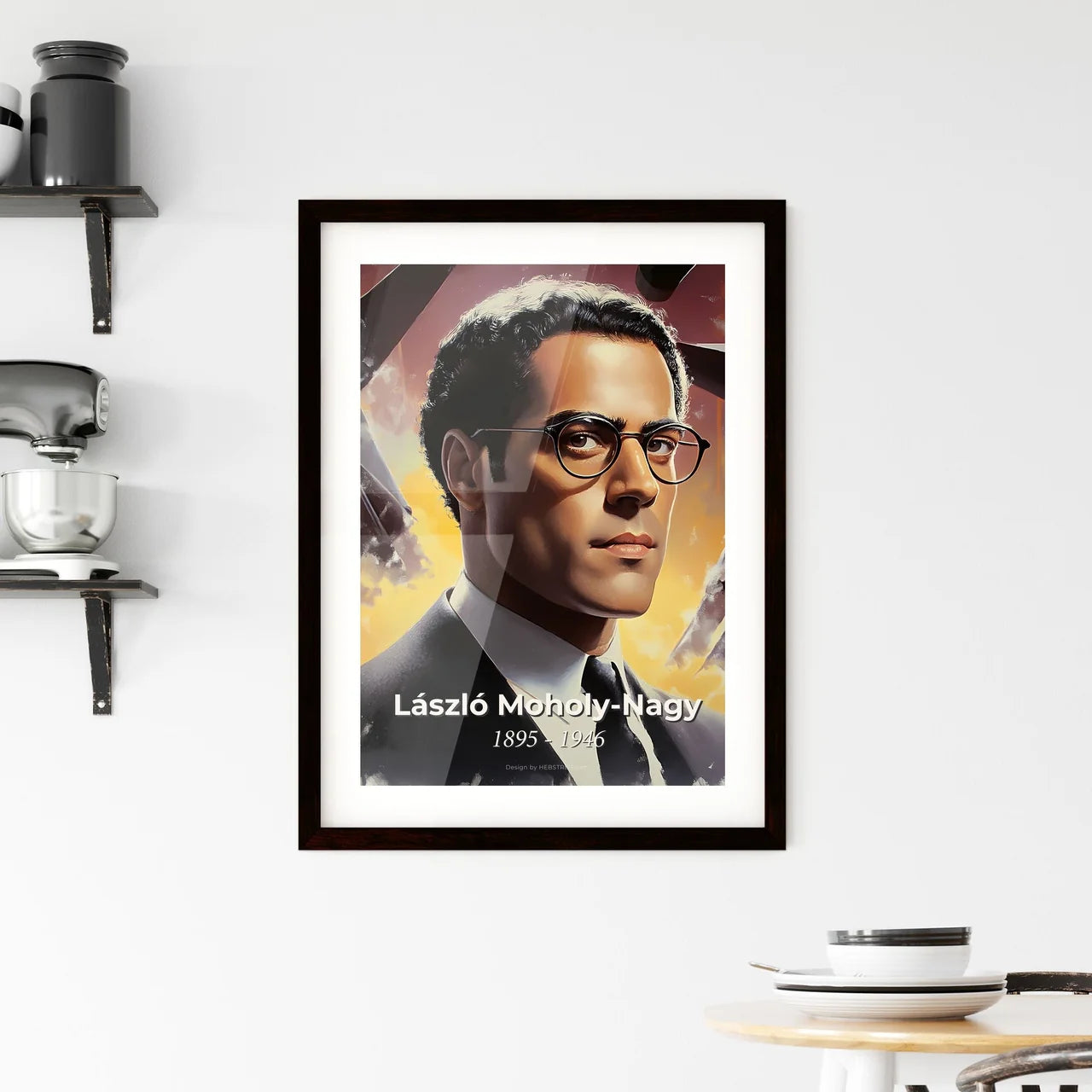 Portrait of László Moholy Hangings