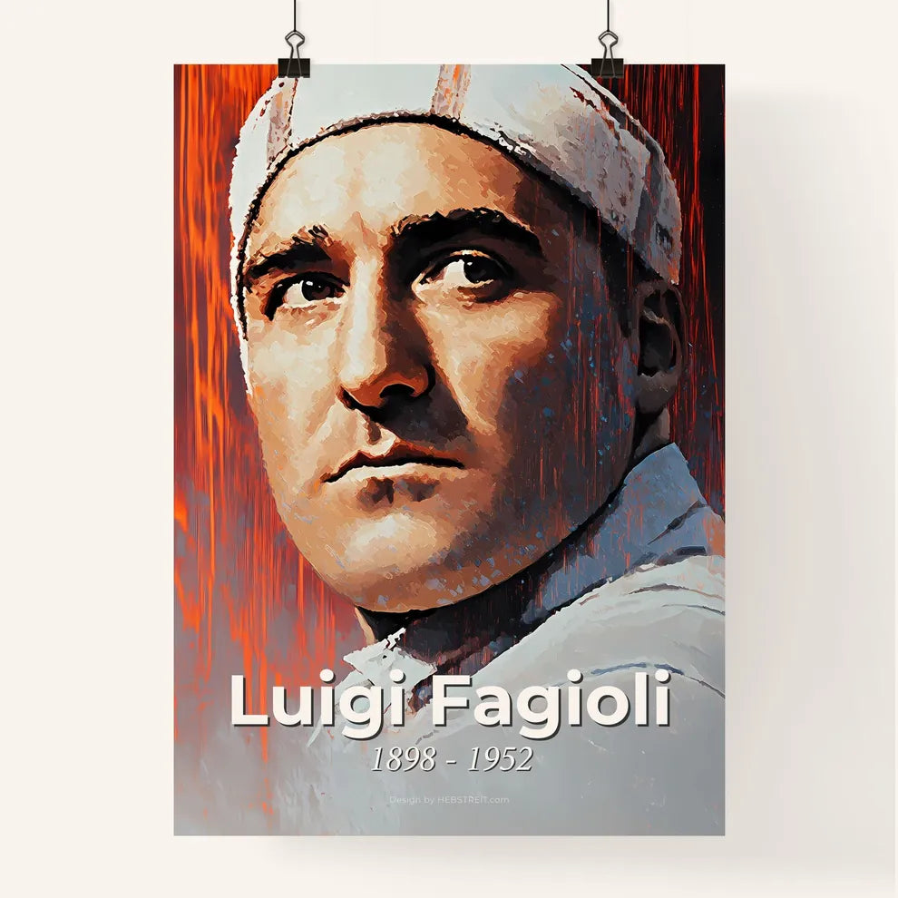 Portrait of Luigi Fagioli Poster