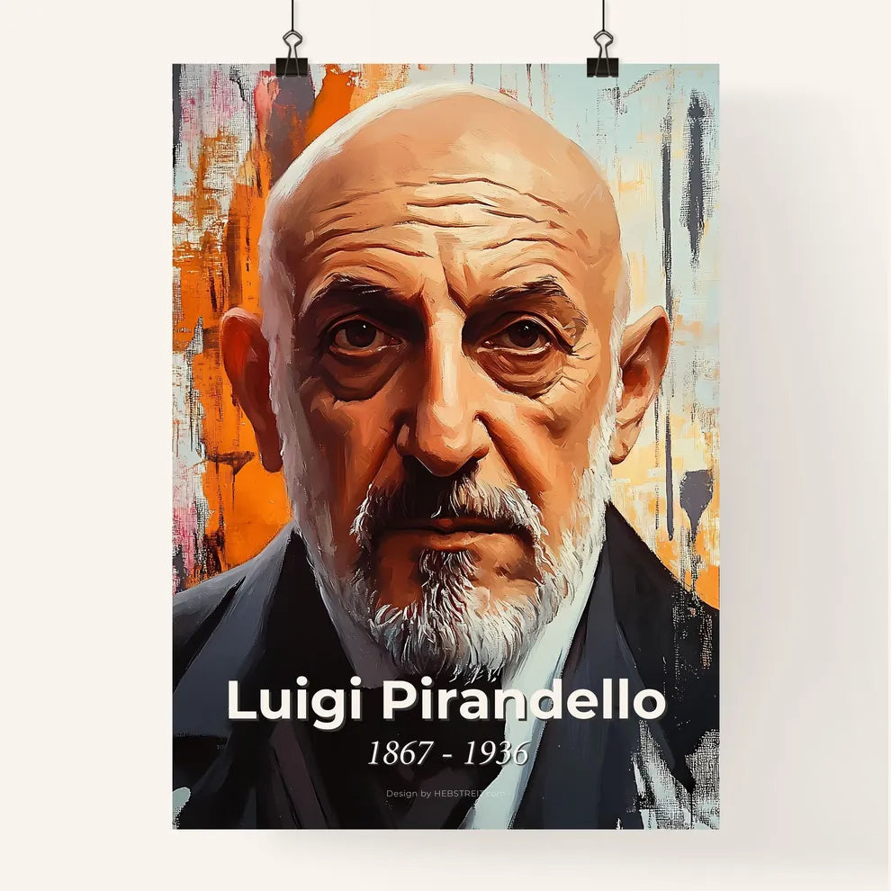 Portrait of Luigi Pirandello Poster