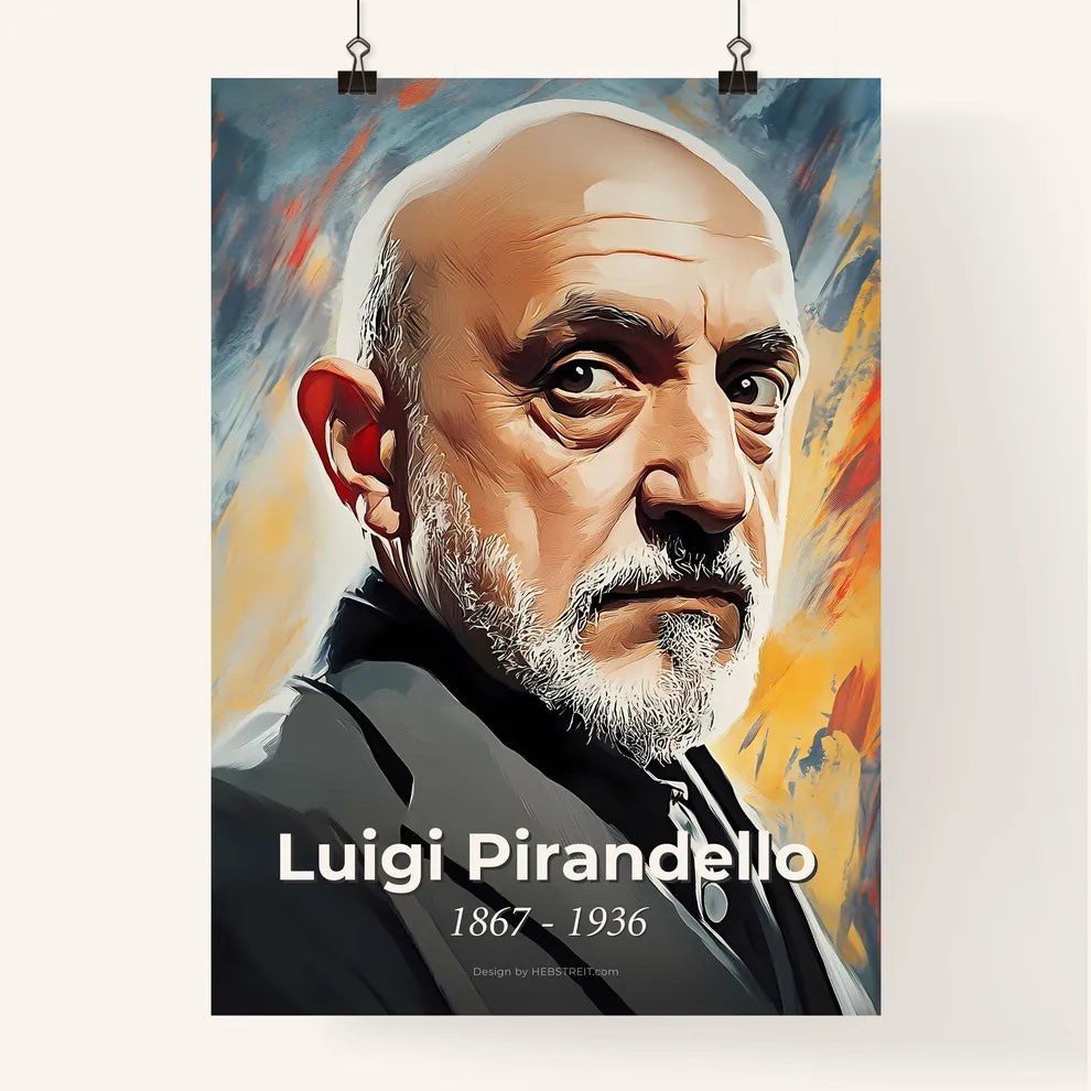 Portrait of Luigi Pirandello Poster