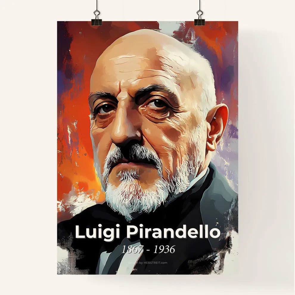 Portrait of Luigi Pirandello Poster