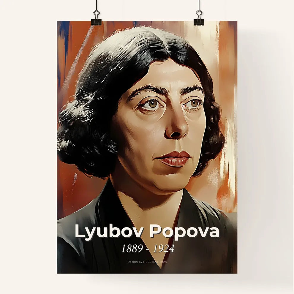 Portrait of Lyubov Popova Poster