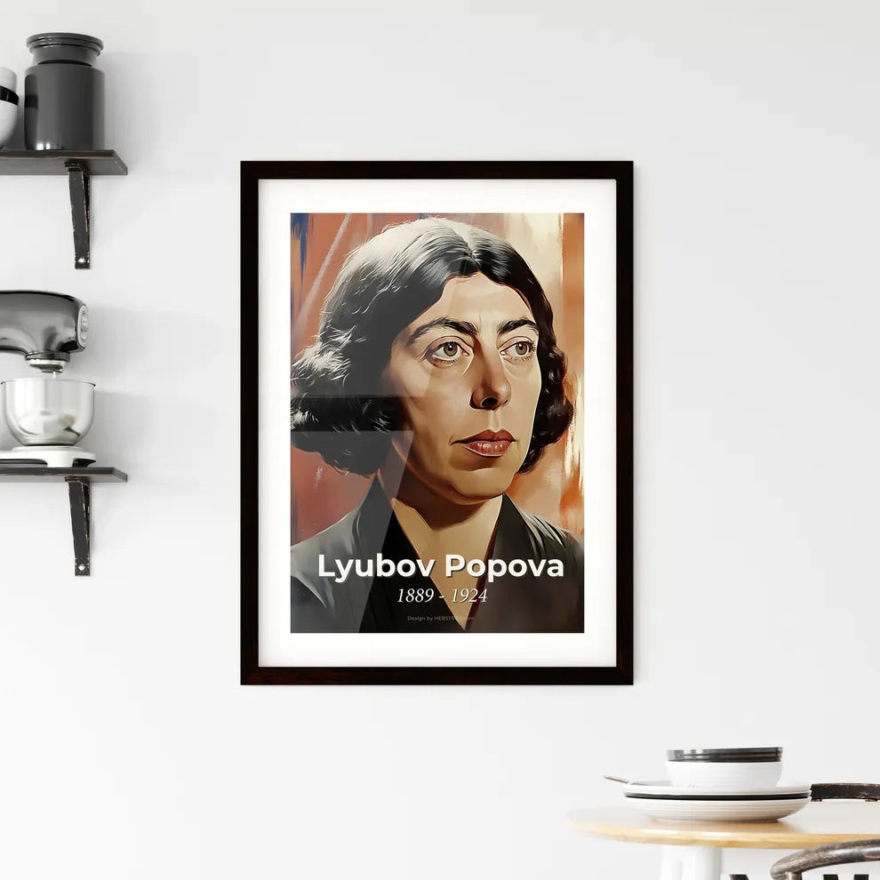 Portrait of Lyubov Popova Framed Print