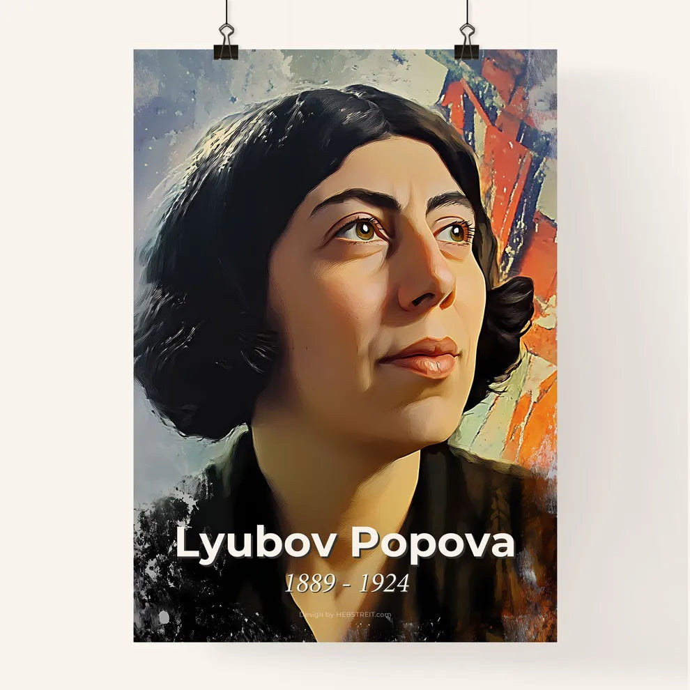 Portrait of Lyubov Popova Poster