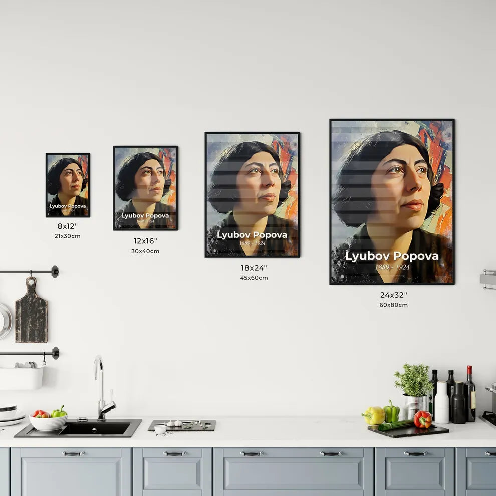 Portrait of Lyubov Popova - Kitchen Hangings