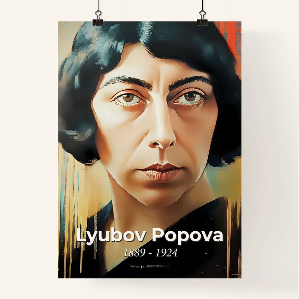 Portrait of Lyubov Popova Poster