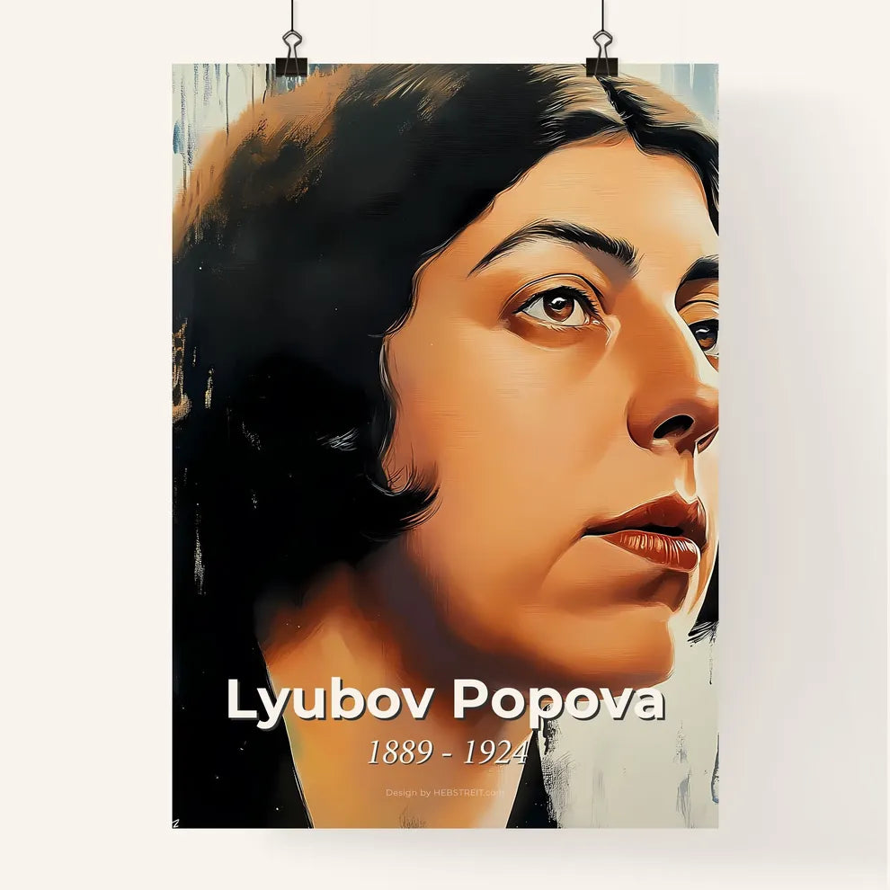 Portrait of Lyubov Popova Poster