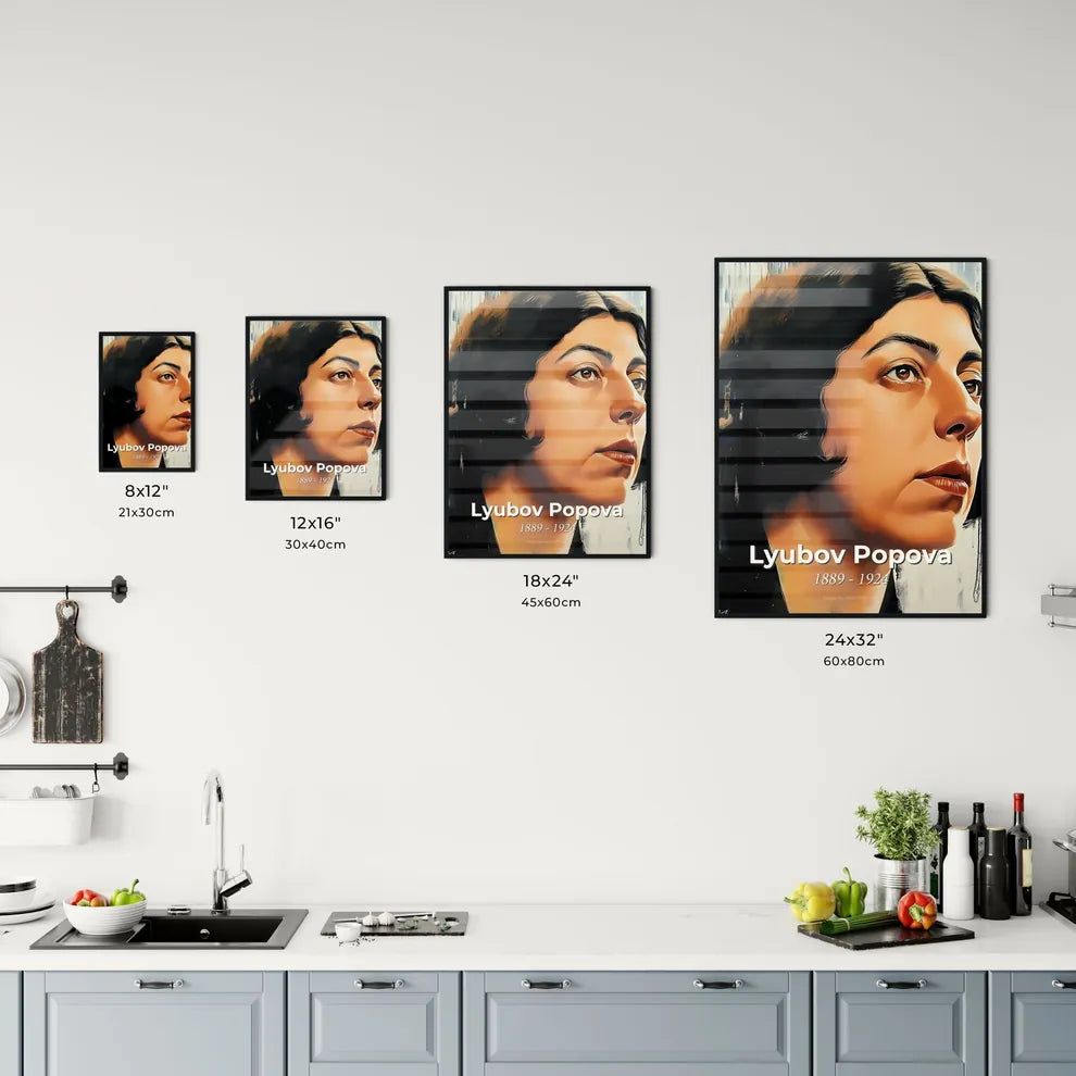 Portrait of Lyubov Popova - Kitchen Hangings