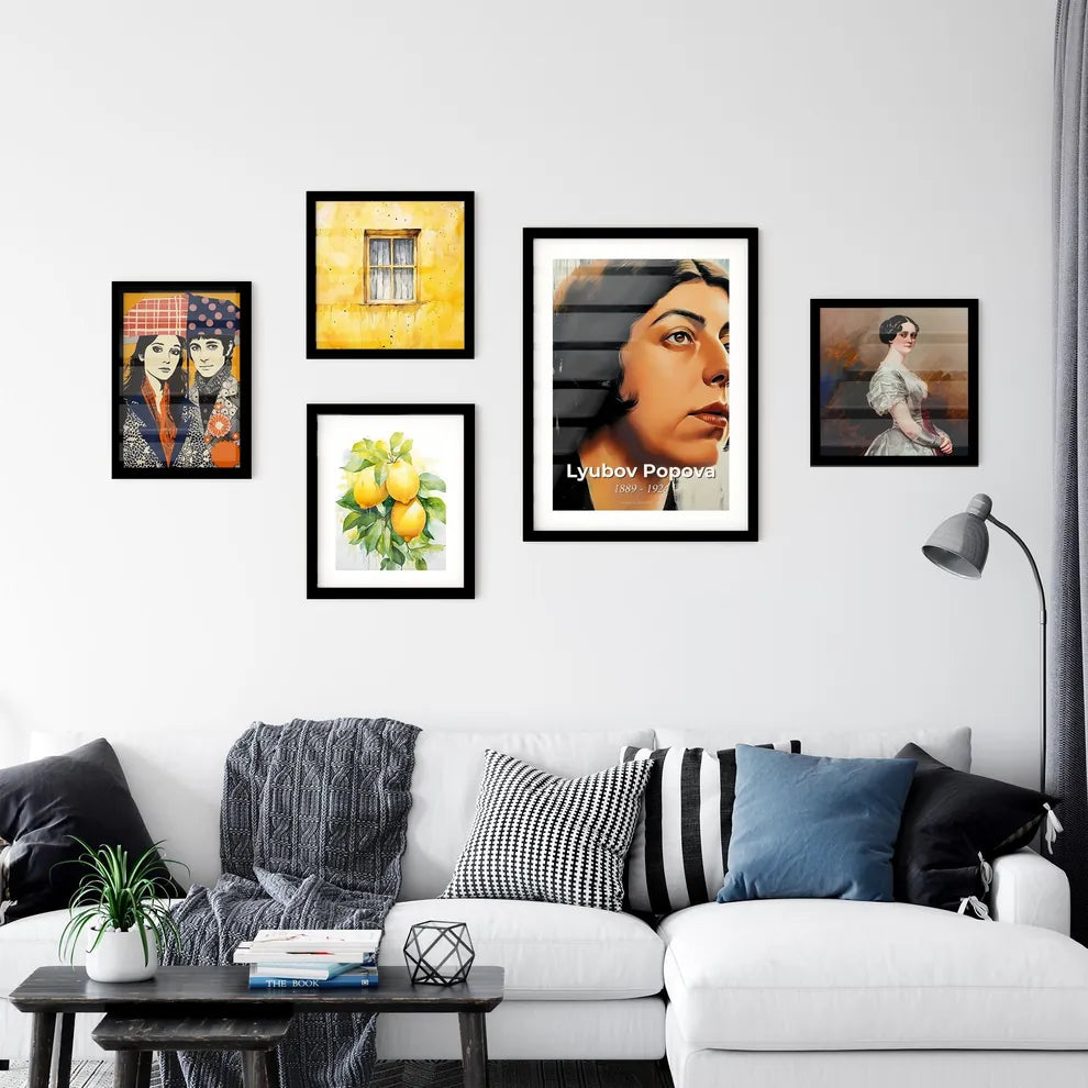 Portrait of Lyubov Popova Wall Art